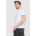 Футболка чоловіча з принтом, колір білий, 241R1901 XXL, 52, XXL