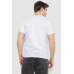 Футболка чоловіча з принтом, колір білий, 241R1901 XXL, 52, XXL