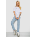Футболка жіноча з принтом, колір білий, 241R1833 XL, 50, XL