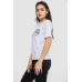 Футболка жіноча з принтом, колір білий, 241R1832 XL, 50, XL