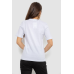 Футболка жіноча з принтом, колір білий, 241R1832 XXL, 52, XXL