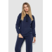Спорт костюм жіночий на флісі, колір темно-синій, 241R1530 XL, 50, XL