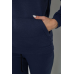 Спорт костюм жіночий на флісі, колір темно-синій, 241R1530 XL, 50, XL