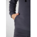 Спорт костюм жіночий на флісі, колір темно-сірий, 241R1530 XL, 50, XL
