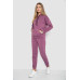 Спорт костюм жіночий на флісі, колір сливовий, 241R1530 XL, 50, XL