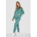 Спорт костюм жіночий на флісі, колір оливковий, 241R1530 XL, 50, XL