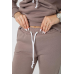 Спорт костюм жіночий на флісі, колір мокко, 241R1530 XL, 50, XL