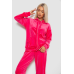 Спортивний костюм жіночий велюровий, колір рожевий, 241R1530-5 XL, 50, XL
