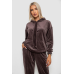 Спортивний костюм жіночий велюровий, колір мокко, 241R1530-5 XL, 50, XL