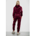 Спортивний костюм жіночий велюровий, колір бордовий, 241R1530-5 XL, 50, XL