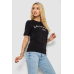 Футболка жіноча з принтом 241R130, колір чорний, 241R131 XXL