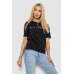 Футболка жіноча з принтом, колір чорний, 241R130 XXL