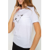 Жіноча футболка з принтом, колір білий, 241R125 XL, 50, XL