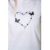 Жіноча футболка з принтом, колір білий, 241R125 XL, 50, XL