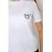 Жіноча футболка з принтом, колір білий, 241R122 XL, 50, XL