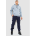 Спорт штани чоловічі карго на флісі, колір темно-синій, 241R0651 XL, 50, XL