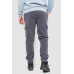 Спорт штани чоловічі карго на флісі, колір темно-сірий, 241R0651 XL, 50, XL