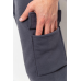 Спорт штани чоловічі карго на флісі, колір темно-сірий, 241R0651 XL, 50, XL