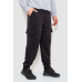 Спортивні штани чоловічі двонитка, колір чорний, 241R0651-1 XXL, 52, XXL