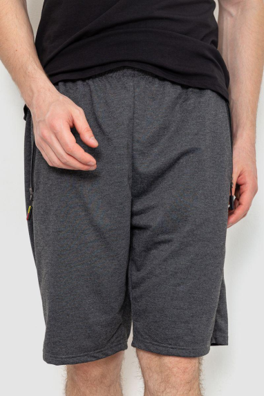 Шорти чоловічі, колір темно-сірий, 244R6598 Ager, M, 46, M