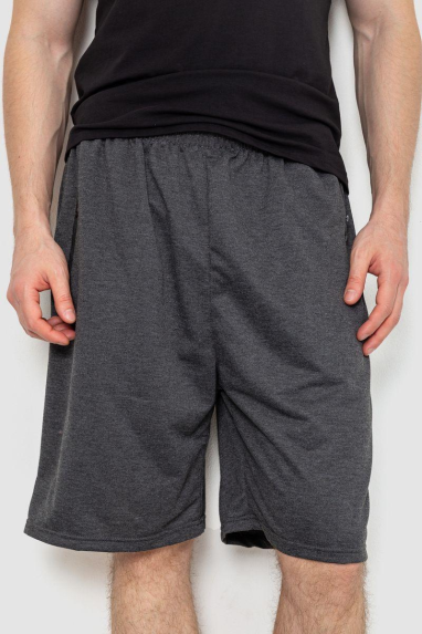Шорти чоловічі, колір темно-сірий, 244R6593 5XL, 58, 5XL