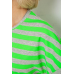 Туніка в смужку, колір салатовий, 238R801 XL, 50, XL