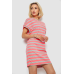 Туніка в смужку, колір рожевий, 238R801 XL, 50, XL