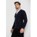 Кофта чоловіча на ґудзиках, колір темно-синій, 238R7783 XL, 50, XL