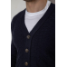 Кофта чоловіча на ґудзиках, колір темно-синій, 238R7783 XL, 50, XL