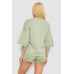 Костюм жіночий повсякденний, колір оливковий, 238R6628 Ager, XL, 50, XL