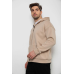 Кофта чоловіча на флісі з капюшоном, колір світло-бежевий, 238R58698 XXL, 52, XXL