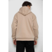 Кофта чоловіча на флісі з капюшоном, колір світло-бежевий, 238R58698 XXL, 52, XXL