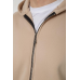 Кофта чоловіча на флісі з капюшоном, колір світло-бежевий, 238R58698 XXL, 52, XXL