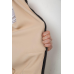 Кофта чоловіча на флісі з капюшоном, колір світло-бежевий, 238R58698 XXL, 52, XXL