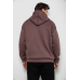 Кофта чоловіча на флісі з капюшоном, колір мокко, 238R58698 XXL, 52, XXL