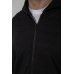Кофта чоловіча на флісі з капюшоном, колір чорно-сірий, 238R58697 XL, 50, XL