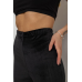 Лосини велюрові утеплені, колір чорний, 238R58643 XL, 50, XL