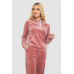 Спортивний костюм жіночий велюровий, колір пудровий, 238R58570 Ager, XL, 50, XL