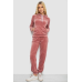 Спортивний костюм жіночий велюровий, колір пудровий, 238R58570 Ager, XL, 50, XL