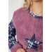 Піжама жіноча махра, колір пудрово-синій, 238R58441 XXL, 52, XXL