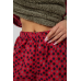 Піжама жіноча махра, колір оливково-червоний, 238R58435 XXL, 52, XXL