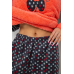Піжама жіноча махра, колір коралово-синій, 238R58430 XL, 50, XL