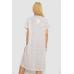 Нічна сорочка, колір біло-бузковий, 238R58367 5XL, 58, 5XL