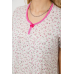 Нічна сорочка, колір біло-рожевий, 238R58367 XXL, 52, XXL