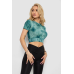 Футболка-топ жіноча, колір зелений, 238R58262 XL, 50, XL