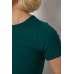Футболка - топ жіноча в рубчик, колір зелений, 238R58210 XXL, 52, XXL