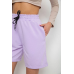 Шорти жіночі однотонні, колір світло-бузковий, 238R57907 Ager, XL, 50, XL