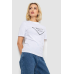 Футболка жіноча з принтом, колір білий, 238R57485 XXL, 52, XXL