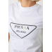 Футболка жіноча з принтом, колір білий, 238R57485 XXL, 52, XXL