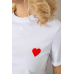 Футболка жіноча з принтом, колір білий, 238R57482 XL, 50, XL